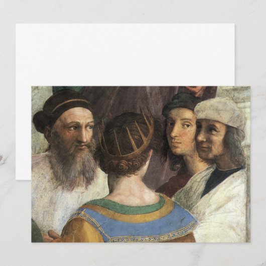 Athen-Schule von Raphael, Vintage Renaissance (Vorne/Hinten)