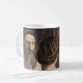 Athen-Schule von Raphael, Vintage Renaissance Kaffeetasse (Vorderseite Links)