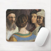 Athen-Schule von Raphael, Vintage Renaissance Mousepad (Mit Mouse)