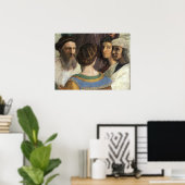 Athen-Schule von Raphael, Vintage Renaissance Poster (Heimbüro)