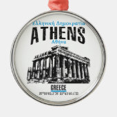 Athen Silbernes Ornament (Vorne)
