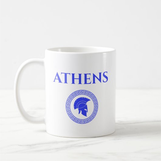 Athen Spartaner Kaffeetasse (Links)