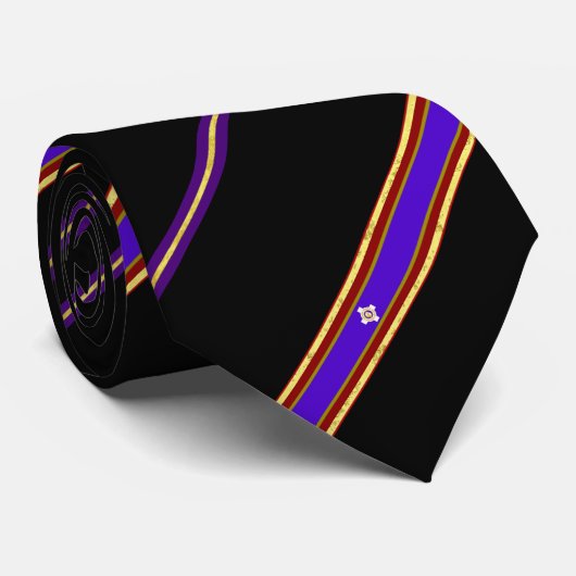 Athen stripes Flagge Krawatte (Gerollt)