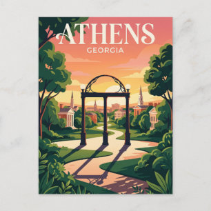 Athen USA Postkarte