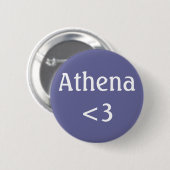 Athena <3 Abzeichen Button (Vorne & Hinten)
