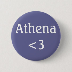 Athena <3 Abzeichen Button