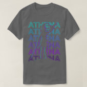 Athena Athene Ancient Goddess Griechisch Mythology T-Shirt (Design vorne)