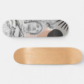 Athena Fan Palm Finesse #1 #wall #art Skateboard (Horizontal)