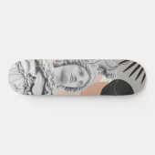 Athena Fan Palm Finesse #1 #wall #art Skateboard (Horizontal)