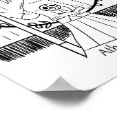 Athena-Farbdruckseite Poster (Ecke)