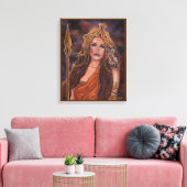 Athena Goddess of wisdom Art von Renee Lavoie Leinwanddruck (Insitu (Wohnzimmer))