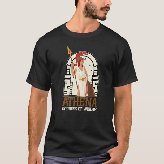 Athena-Göttin der Weisheit Griechische Göttin grie T-Shirt (Vorderseite)