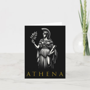 Athena-Göttin der Weisheit und des Krieges Karte