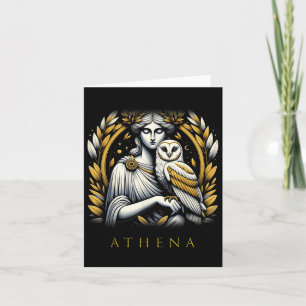 Athena-Göttin der Weisheit und des Krieges Karte