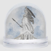 Athena Greek Goddess Statue | Ancient Greek Schneekugeln (Vorderseite)