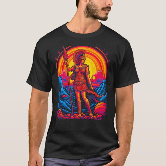 Athena Greek Mythology Goddess T-Shirt (Vorderseite)