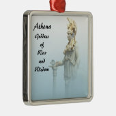 Athena im Nebel Ornament Aus Metall (Rechts)