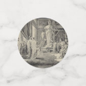 Athena im Parthenon Konfetti (Klein Vorderseite)