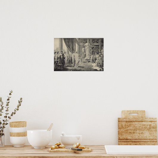 Athena im Parthenon Poster (Küche)