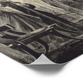 Athena im Parthenon Poster (Ecke)