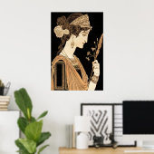 Athena Kunstposter Altgriechische Göttin Poster (Heimbüro)