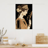 Athena Kunstposter Altgriechische Göttin Poster (Küche)