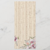 Athena Menu Menükarte (Rückseite)