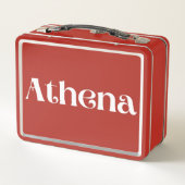 Athena Metall Brotdose (Rückseite)