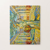 Athena mit Eule und Schild neben einem Olivenbaum Puzzle (Vertikal)
