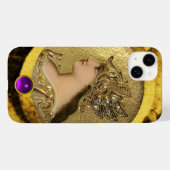 ATHENA MIT FANTASY GRIFFINS UND LILA GEMSTONE Case-Mate iPhone HÜLLE (Rückseite (Horizontal))