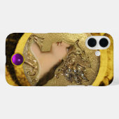 ATHENA MIT FANTASY GRIFFINS UND LILA GEMSTONE Case-Mate iPhone HÜLLE (Rückseite (Horizontal))