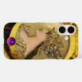 ATHENA MIT FANTASY GRIFFINS UND LILA GEMSTONE Case-Mate iPhone HÜLLE (Rückseite (Horizontal))