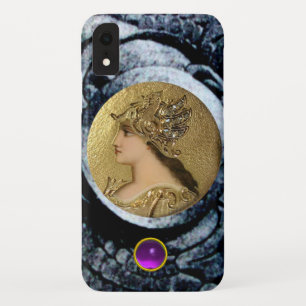 ATHENA MIT FANTASY GRIFFINS UND LILA GEMSTONE Case-Mate iPhone HÜLLE