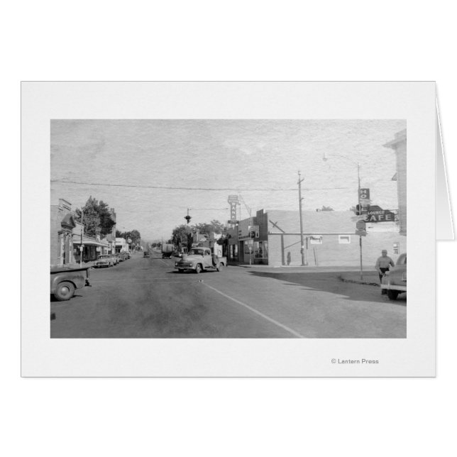 Athena, Oregon Main Street View Foto (Vorderseite (Horizontal))