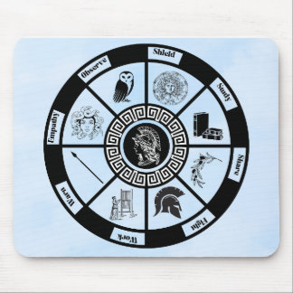 Athena Pendulum Board Mouse Pad Mousepad