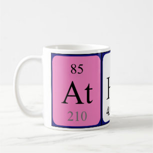Athena Periodenname Tasse