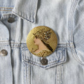 ATHENA PORTRAIT MIT GOLDEN HELMET UND GRIFFINEN BUTTON (Beispiel)