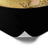 ATHENA PORTRAIT MIT GOLDEN HELMET UND GRIFFINEN POSTER (Ecke)