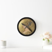 ATHENA PORTRAIT MIT GOLDEN HELMET UND GRIFFINEN RUNDE WANDUHR (Zuhause)
