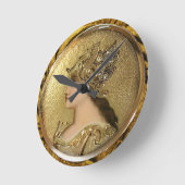 ATHENA PORTRAIT WITH GOLDEN HELMET AND GRYPHONS RUNDE WANDUHR (Winkel)