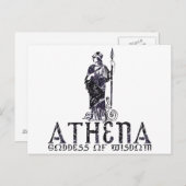 Athena Postkarte (Vorne/Hinten)