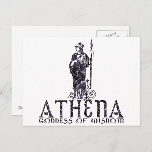 Athena Postkarte (Vorne/Hinten)