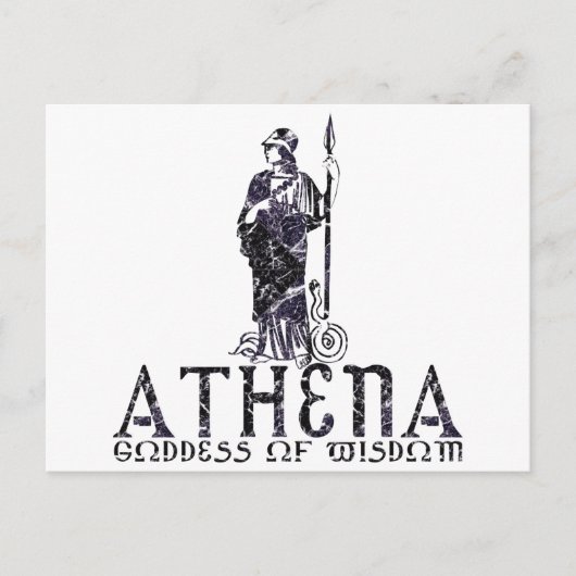 Athena Postkarte (Vorderseite)