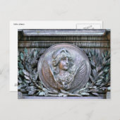 Athena Shield Postkarte (Vorne/Hinten)