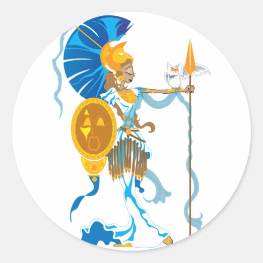 Athena Stickers (Vorderseite)