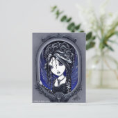 "Athena" Tattooische Fee Postkarte (Stehend Vorderseite)