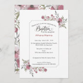 Athena Taufe Einladung (Vorne/Hinten)