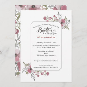 Athena Taufe Einladung