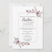 Athena Taufe Einladung. Einladung (Vorderseite)