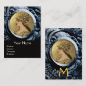 ATHENA UND BEKÄMPFUNG VON GRIFFINEN MONOGRAMM, Rot Visitenkarte (Vorne/Hinten)